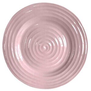 RARE Portmeirion Sophie Conran Pink Ripple 11" Porcelain Dinner Plate